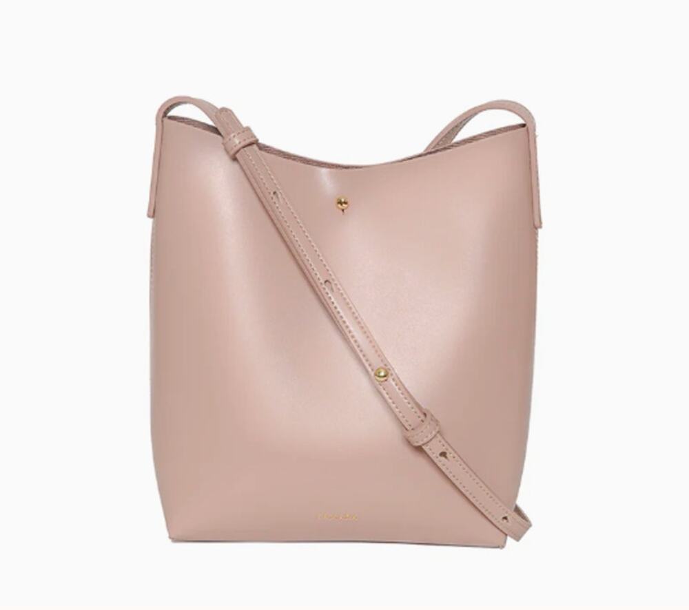 Samara Medium Crossbody Shoulder Bag Women's Peony Pink Vegan Leather